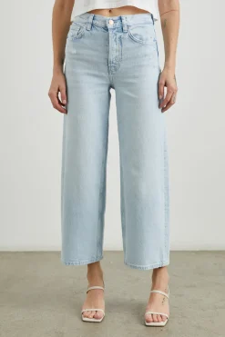 GETTY CROP WIDE LEG - OCEAN BREEZE DISTRESS|Rails Best