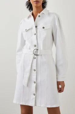 GRIFFITH DRESS - SALT WHITE|Rails Best