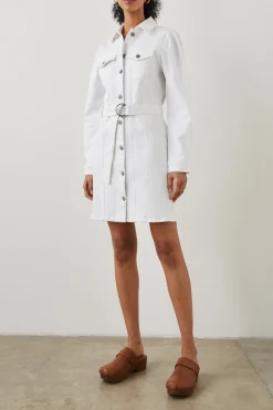 GRIFFITH DRESS - SALT WHITE|Rails Best