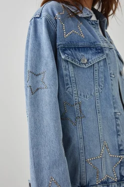 GROVE BOYFRIEND TRUCKER JACKET - SUPERNOVA|Rails Flash Sale