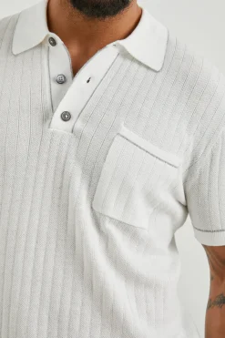 HARDY POLO SHIRT - WHITE|Rails Best Sale