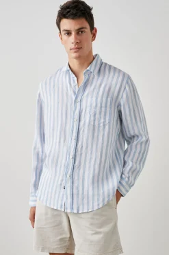 HAVANA SHIRT - ATHENA WHITE STRIPE|Rails Best Sale