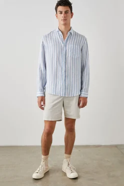 HAVANA SHIRT - ATHENA WHITE STRIPE|Rails Best Sale