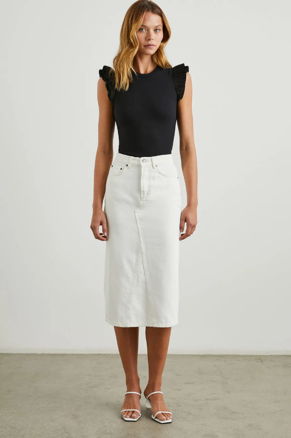 HIGHLAND SKIRT - ECRU|Rails Store