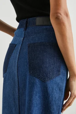 HIGHLAND SKIRT - INDIGO PATCHWORK|Rails Sale