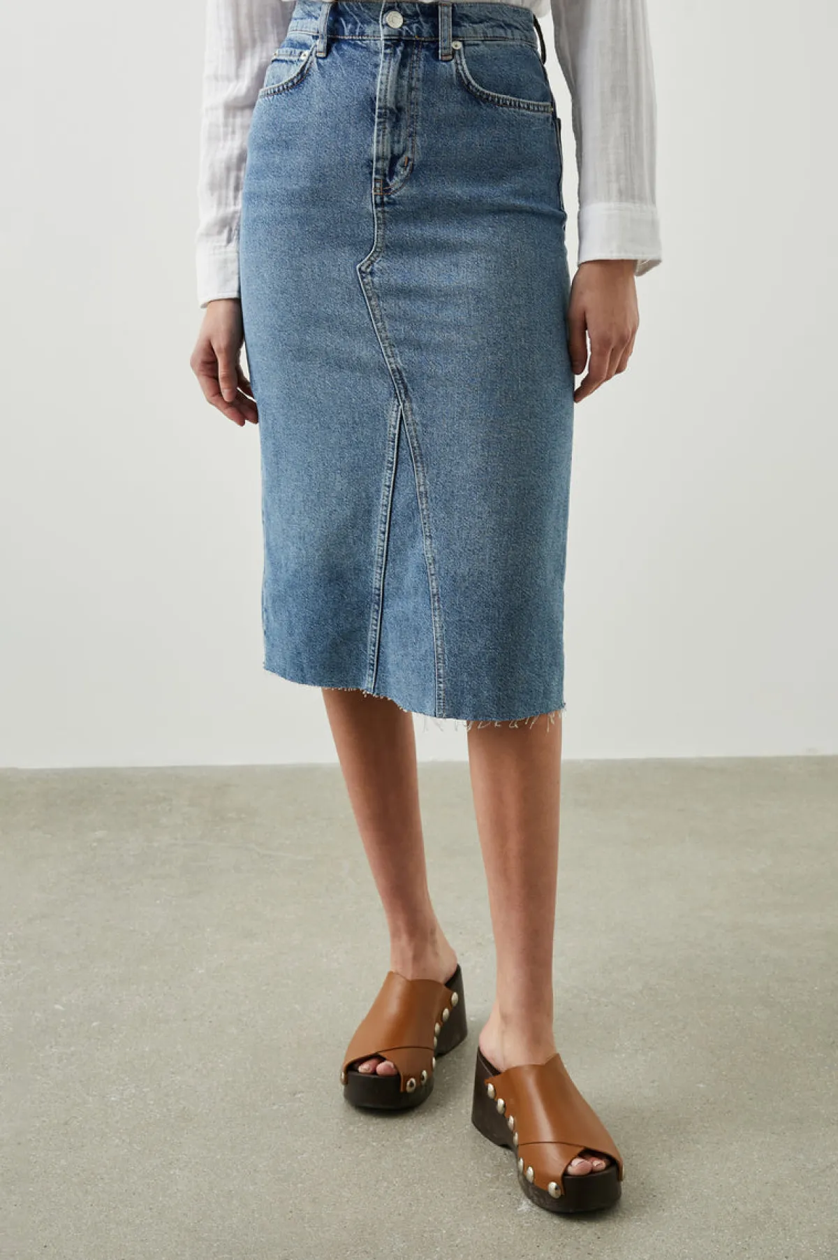HIGHLAND SKIRT - VINTAGE SAPPHIRE|Rails Shop