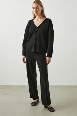 HOLLYN SWEATER - BLACK|Rails Best