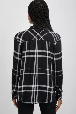 HUNTER SHIRT - BLACK STERLING|Rails New