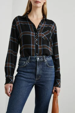HUNTER SHIRT - COBALT CHESTNUT|Rails Best Sale