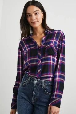 HUNTER SHIRT - ELECTRIC BLUE|Rails Cheap