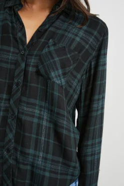 HUNTER SHIRT - FOREST SLATE TINSEL|Rails Hot