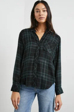 HUNTER SHIRT - FOREST SLATE TINSEL|Rails Hot
