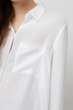 HUNTER SHIRT - IVORY CHECK|Rails Cheap