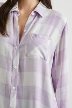 HUNTER SHIRT - LAVENDER EGRET|Rails Fashion