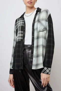 HUNTER SHIRT - MIXED ONYX PLAID|Rails Best