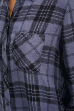 HUNTER SHIRT - SAPPHIRE ASH|Rails Outlet