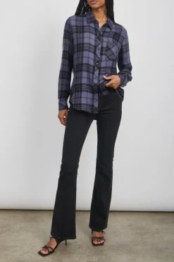 HUNTER SHIRT - SAPPHIRE ASH|Rails Outlet