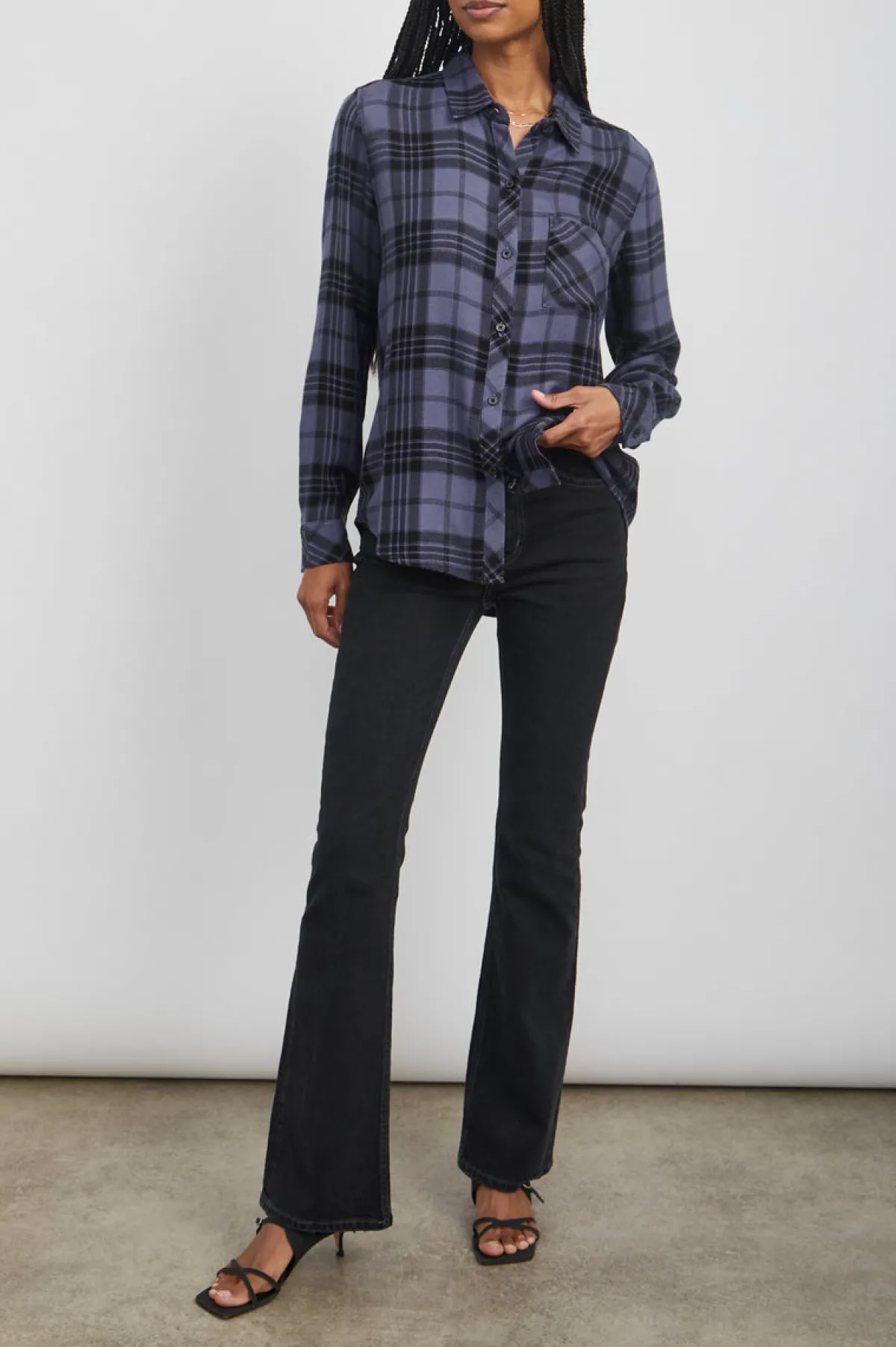 HUNTER SHIRT - SAPPHIRE ASH|Rails Outlet