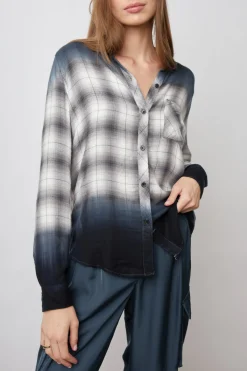 HUNTER SHIRT - SMOKED DIP DYE|Rails Fashion