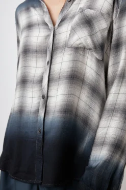 HUNTER SHIRT - SMOKED DIP DYE|Rails Fashion