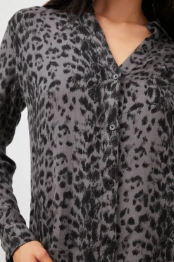 HUNTER SHIRT - UMBER LEOPARD SPOTS|Rails Shop