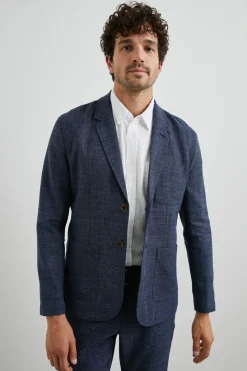 IDRIS BLAZER - NAVY MELANGE|Rails Flash Sale