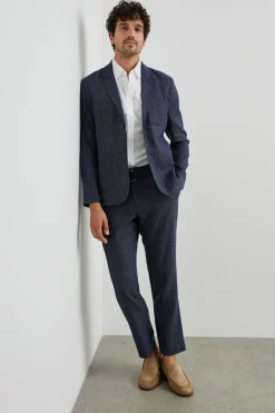 IDRIS BLAZER - NAVY MELANGE|Rails Flash Sale