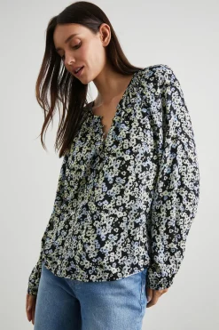 INDI TOP - MIDNIGHT MEADOW FLORAL|Rails Hot