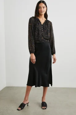 INDI TOP - UMBER LEOPARD|Rails Flash Sale