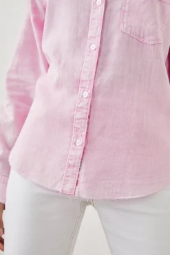 INGRID RAW SHIRT - COTTON CANDY|Rails Sale