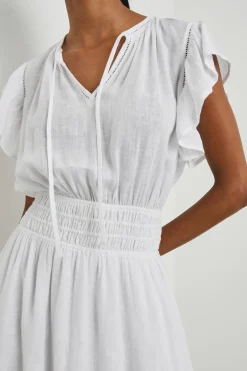 IONA DRESS - WHITE LACE DETAIL|Rails Outlet