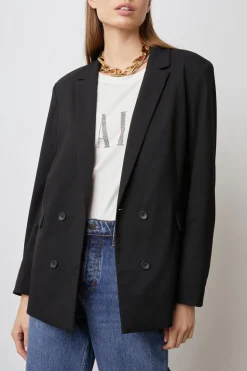 JAC BLAZER - BLACK TWILL|Rails Cheap
