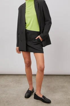 JAC BLAZER - CHARCOAL PINSTRIPE|Rails Online
