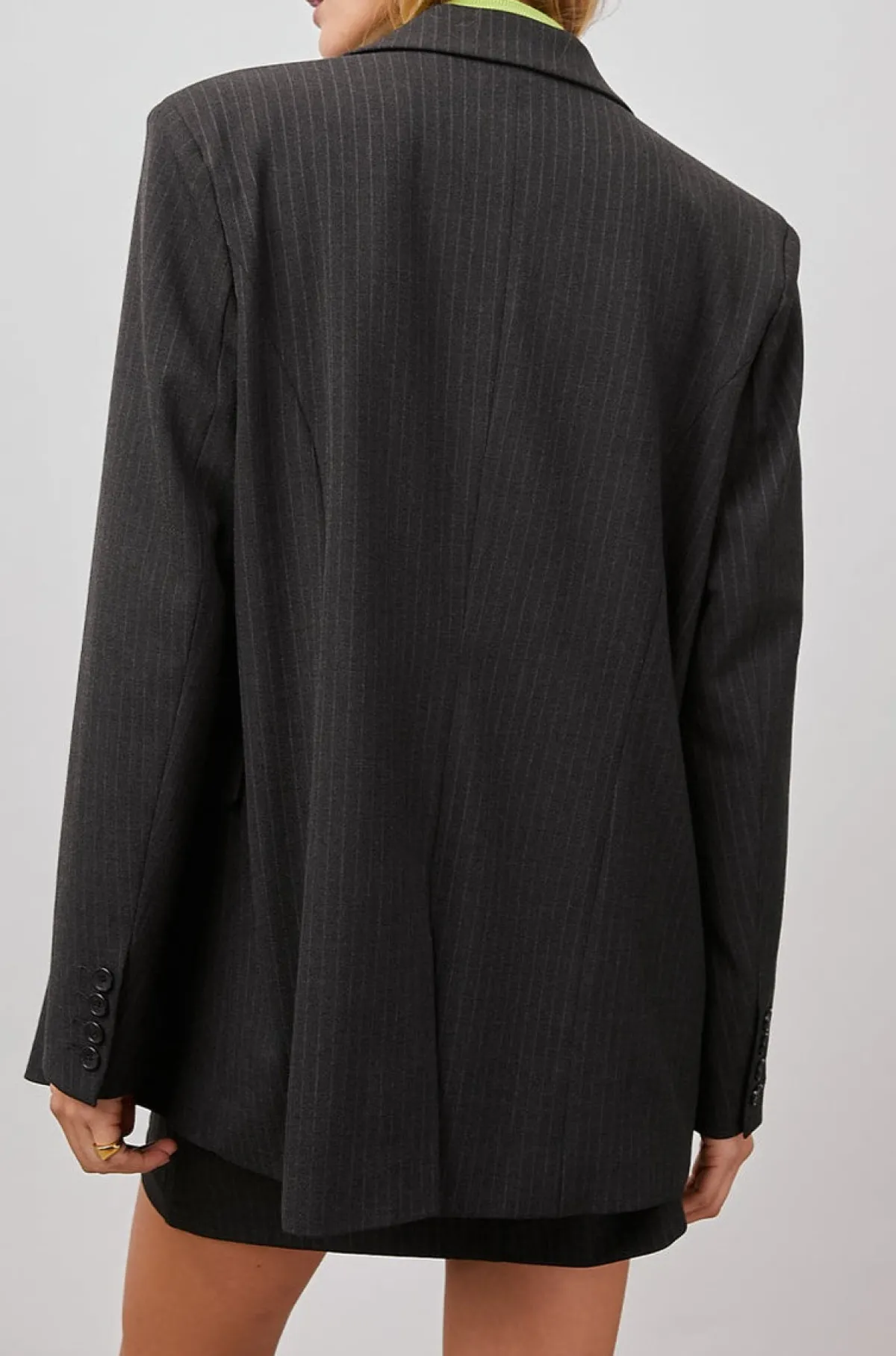 JAC BLAZER - CHARCOAL PINSTRIPE|Rails Online