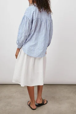 JANAE SHIRT - LIGHTHOUSE STRIPE|Rails Shop