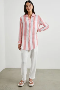 JAYLIN SHIRT - PLAYA STRIPE|Rails Shop