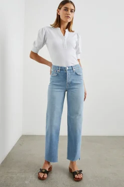 JEWEL TOP - WHITE RIB|Rails Shop