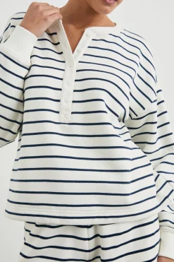 JOAN SWEATSHIRT - SAILOR STRIPE NAVY|Rails Sale