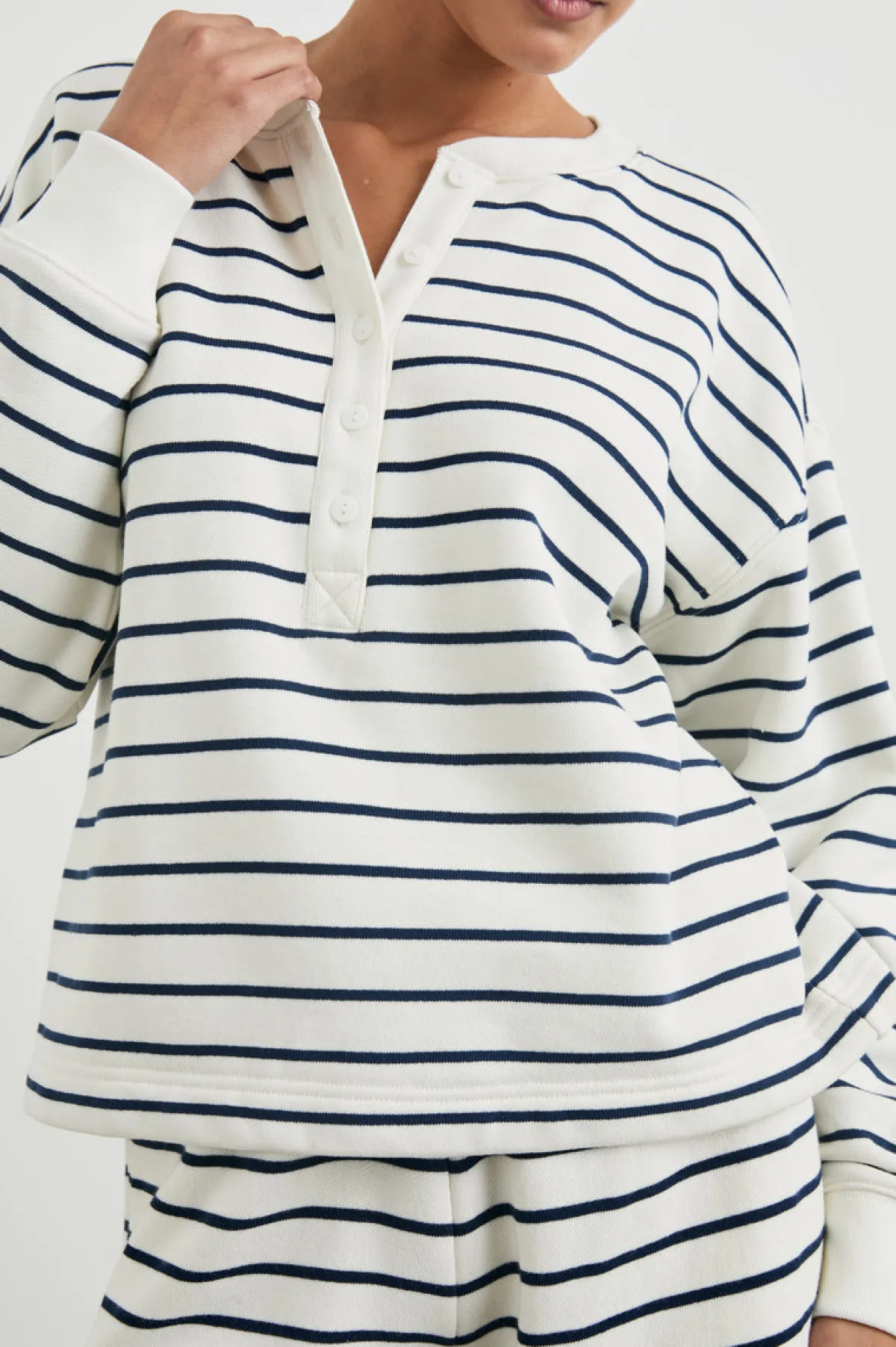 JOAN SWEATSHIRT - SAILOR STRIPE NAVY|Rails Sale