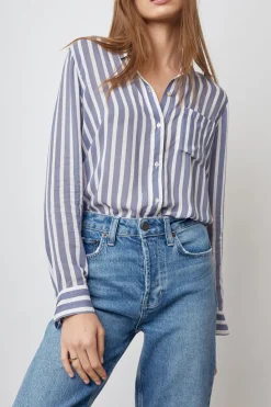 JOSEPHINE SHIRT - TURIN STRIPE|Rails Sale