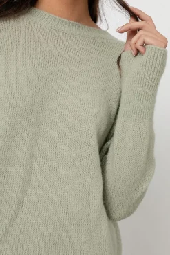 JUNO SWEATER - GREEN TEA|Rails Hot
