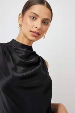 KALEEN TOP - BLACK|Rails Online
