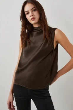 KALEEN TOP - DARK MOSS|Rails Flash Sale