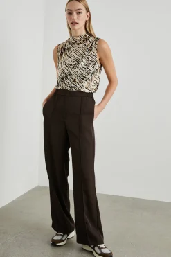 KALEEN TOP - NEUTRAL IKAT|Rails Clearance