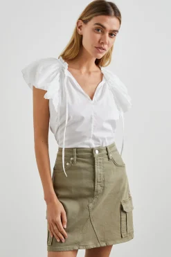 KARYSA TOP - WHITE|Rails Discount