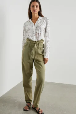 KATHRYN SHIRT - CAMEL JUNGLE CATS|Rails Fashion