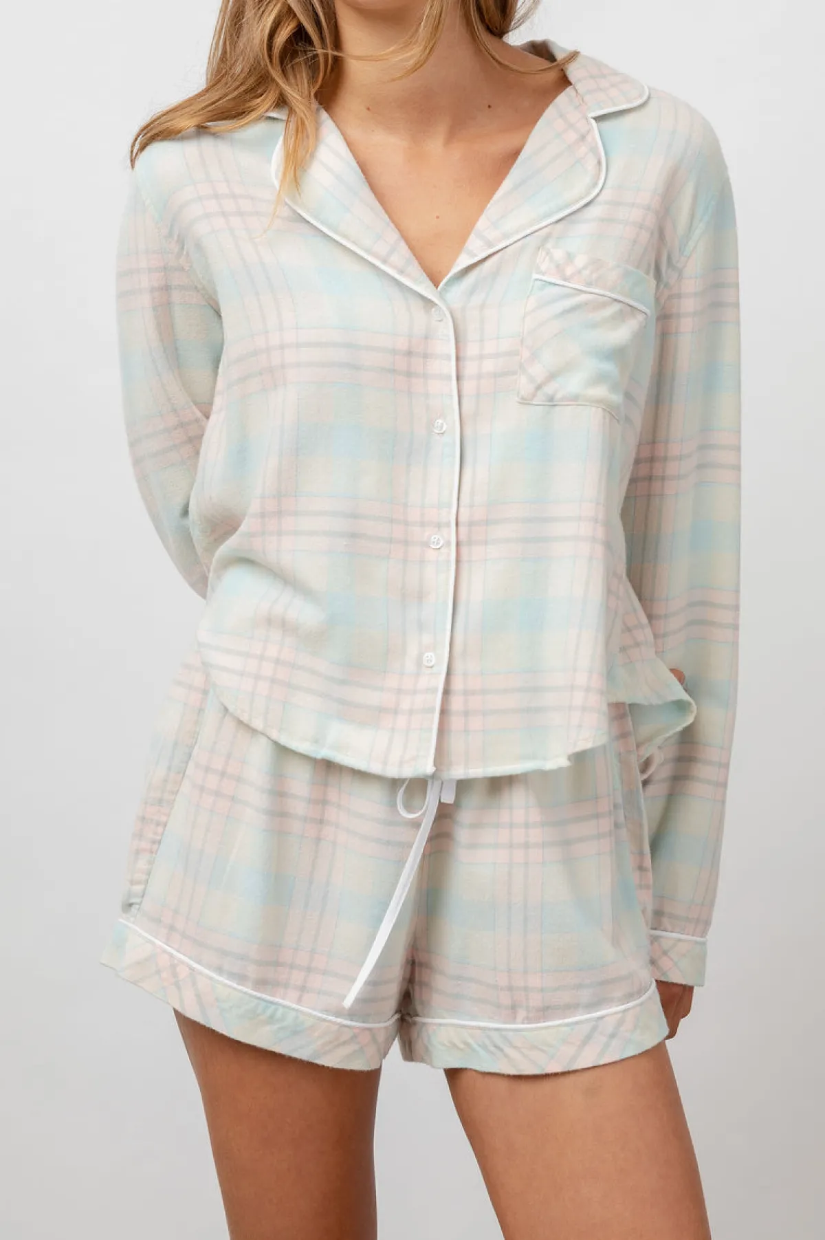 KELLEN PAJAMA SET - CANDY PEACH|Rails Shop