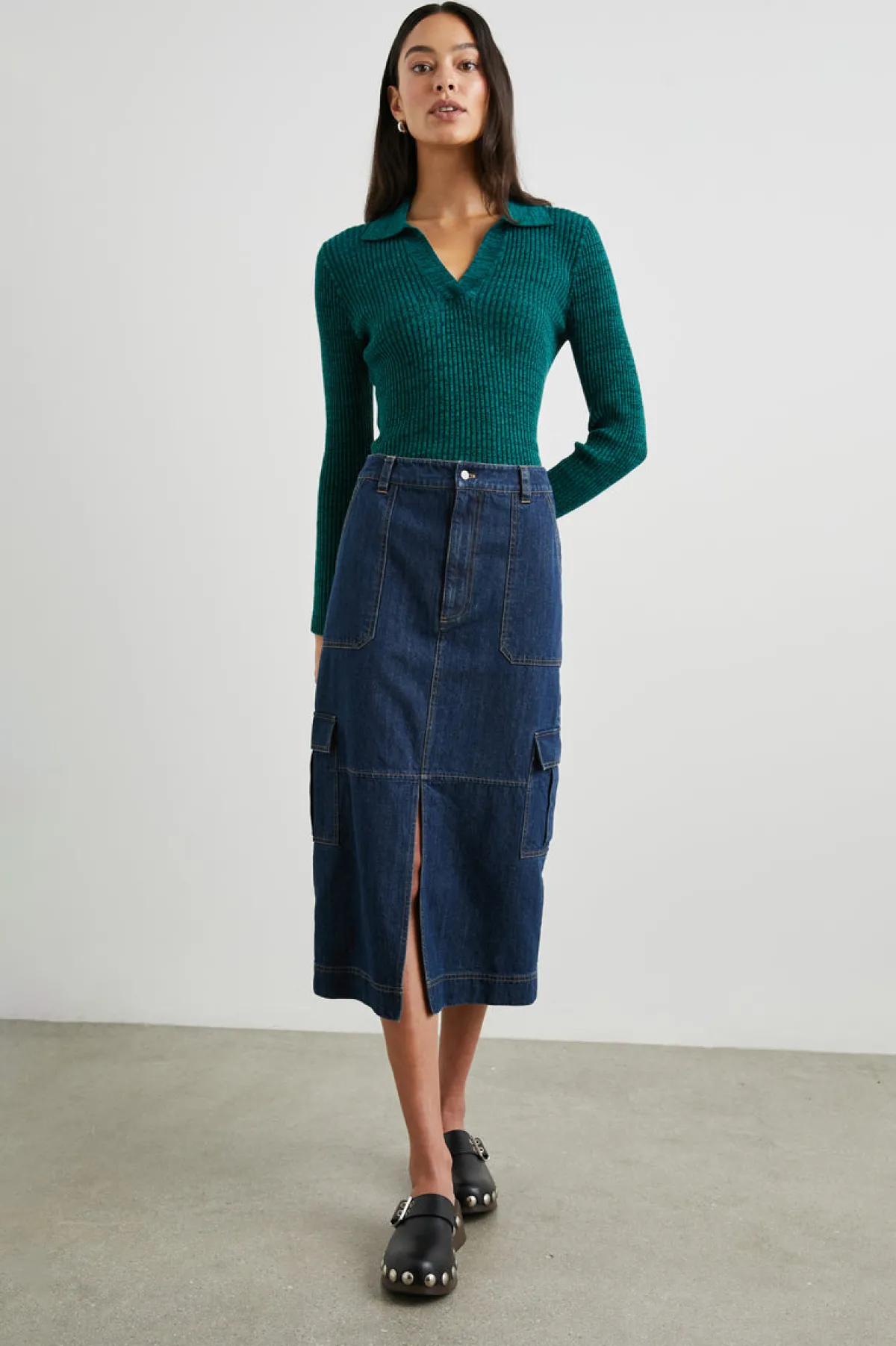 KENNEDY SWEATER - EVERGREEN|Rails Cheap