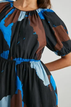 KHLOE DRESS - BLUE MULTI COLOR BLOCK|Rails Store