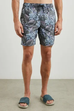 KIAN SWIM SHORT - JUNGLE GARDEN MIDNIGHT|Rails Best Sale